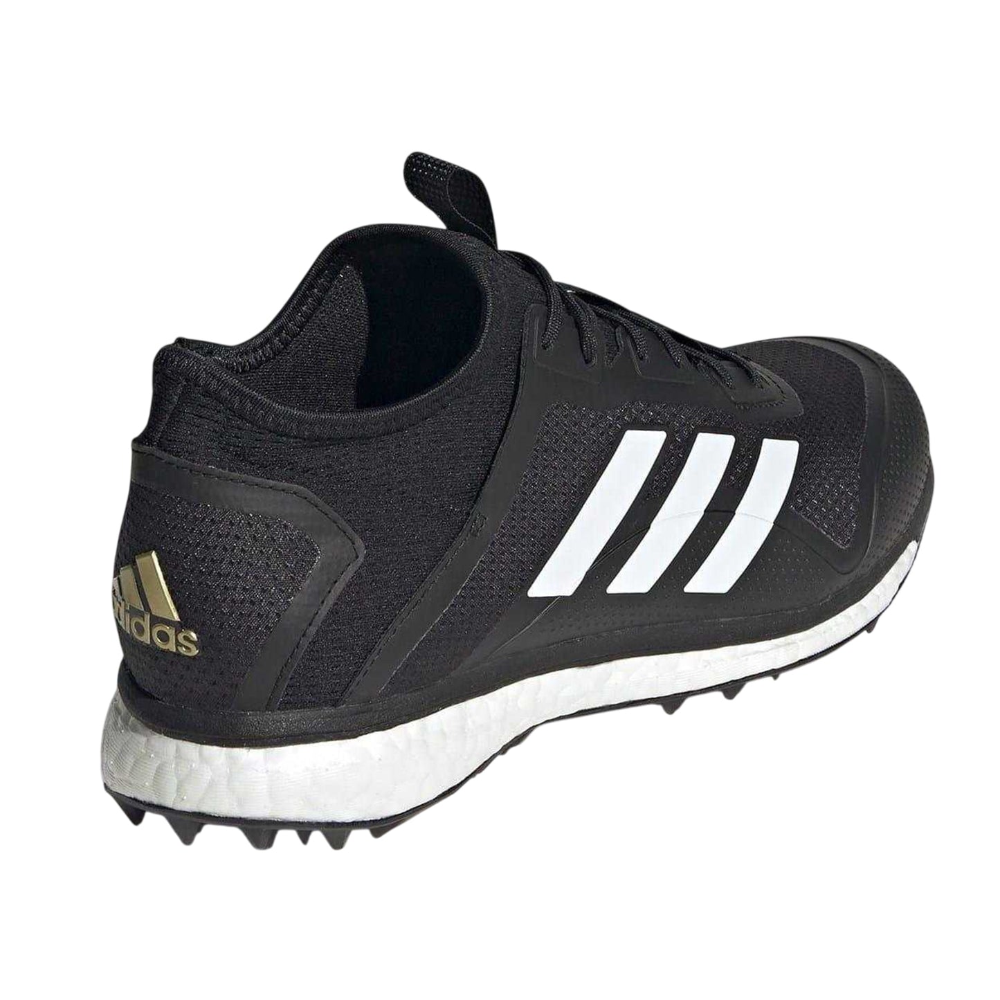 Black-White - Back - Adidas Womens-Ladies Fabela X Empower Hockey Shoes
