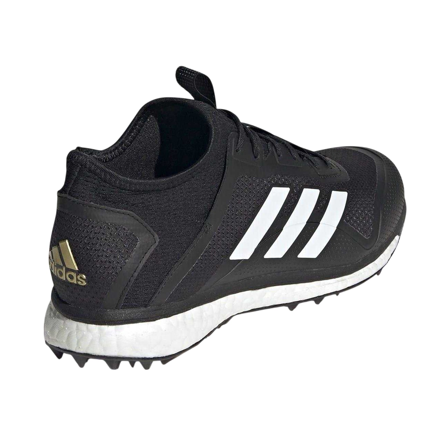 Black-White - Back - Adidas Womens-Ladies Fabela X Empower Hockey Shoes