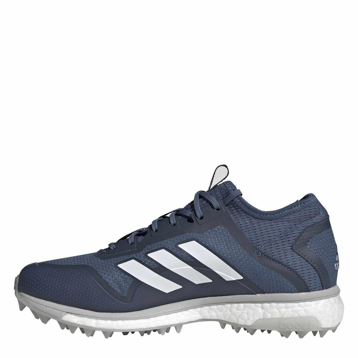 Blue - Back - Adidas Womens-Ladies Fabela X Empower Hockey Shoes