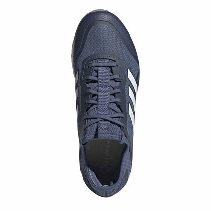 Blue - Pack Shot - Adidas Womens-Ladies Fabela X Empower Hockey Shoes