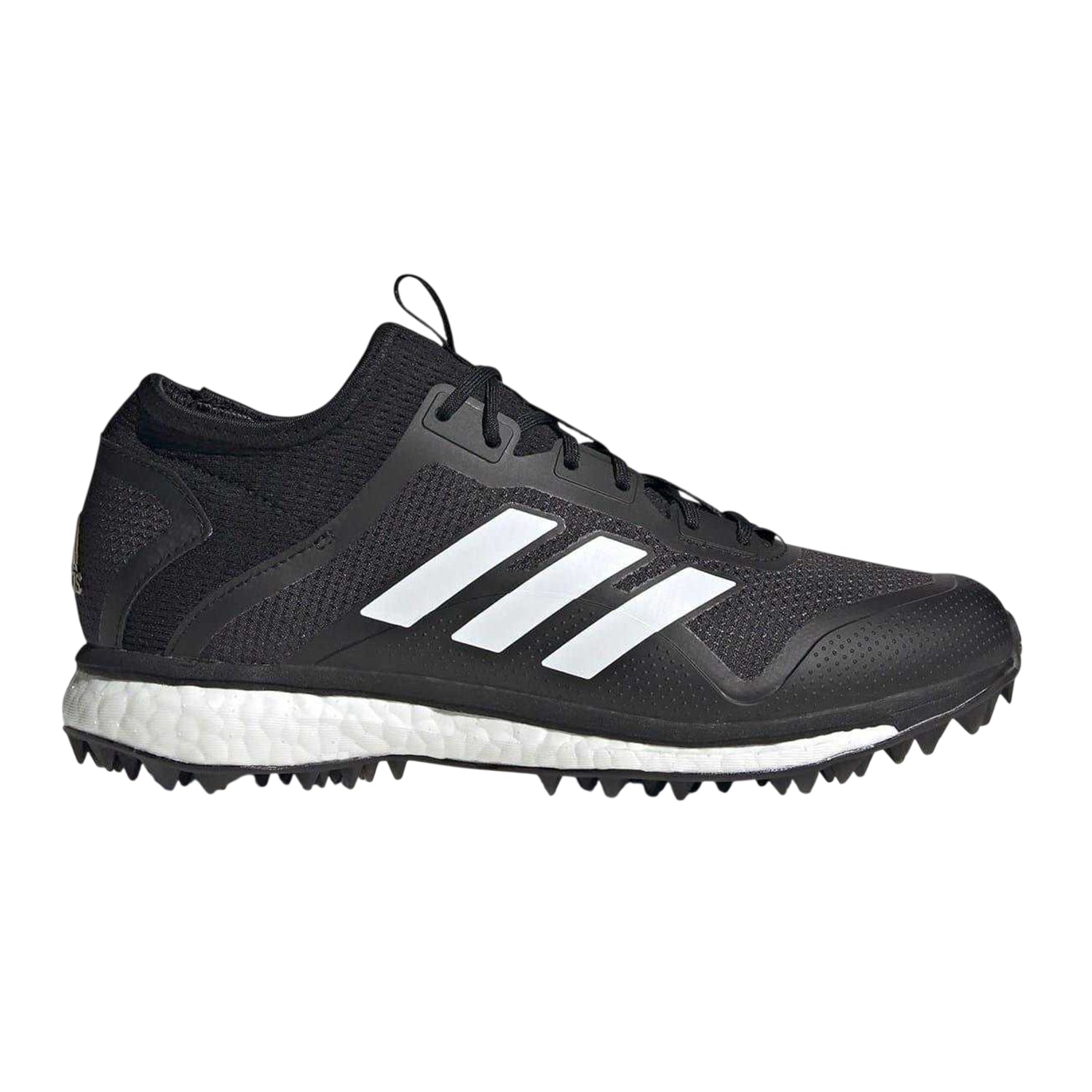 Black-White - Front - Adidas Womens-Ladies Fabela X Empower Hockey Shoes