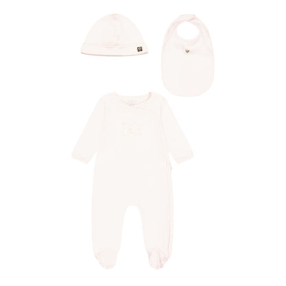 Apricot - Front - Carrement Beau Baby Long-Sleeved Babysuit