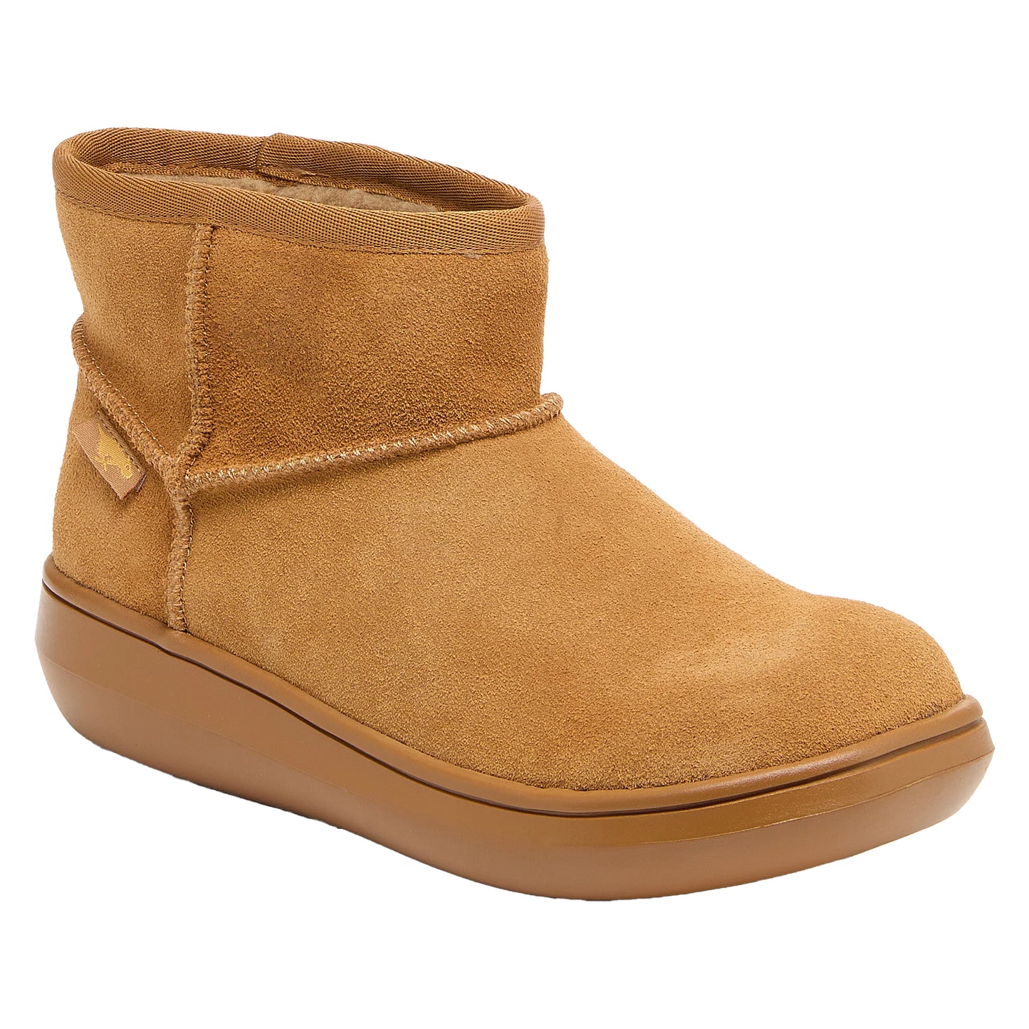 Camel - Front - Rocket Dog Womens-Ladies Sugar Rush Suede Ankle Boots