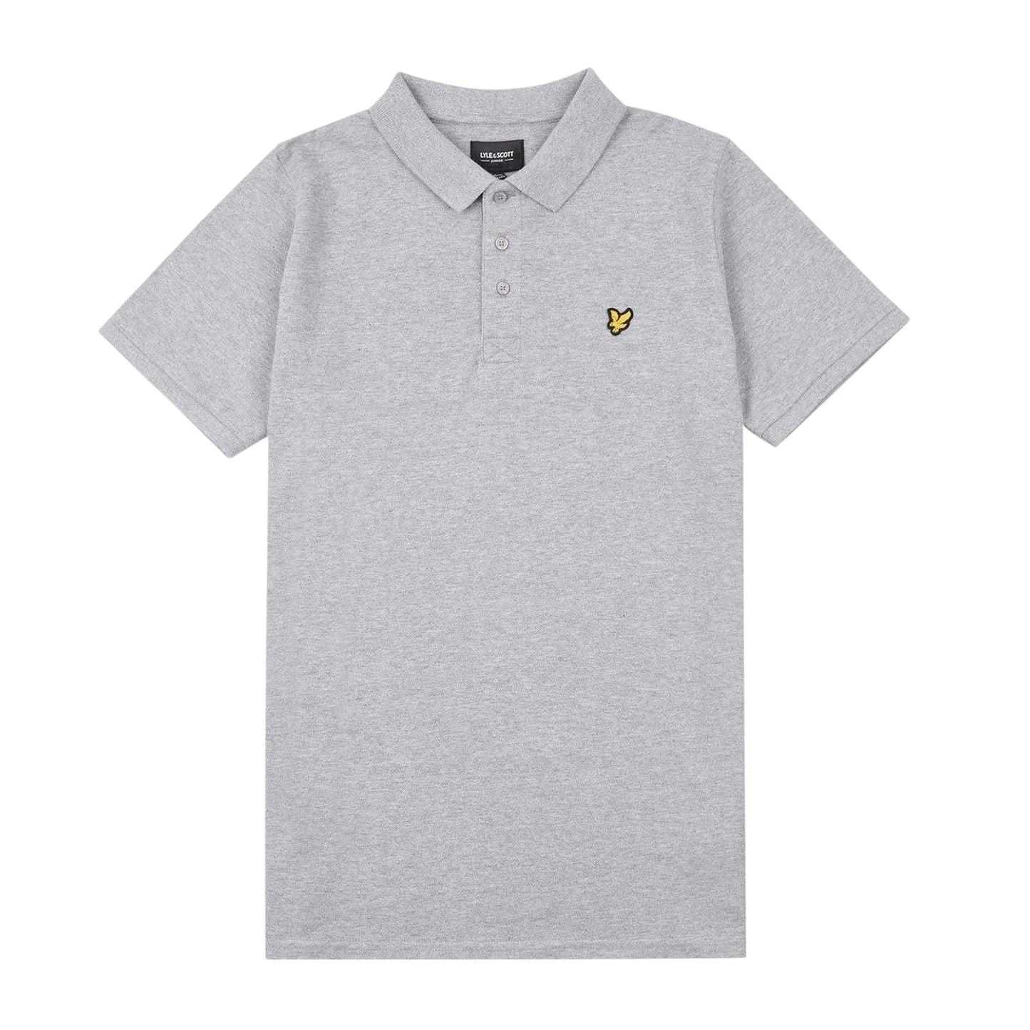 Grey Heather - Front - Lyle & Scott Childrens-Kids Classic Polo Shirt