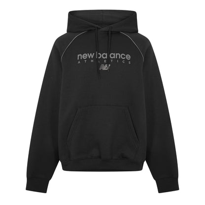 Black - Front - New Balance Unisex Adult Relaxed Fit Raglan Sweatshirt