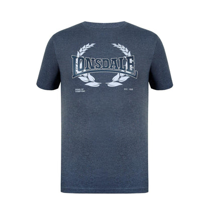 Laurel - Front - Lonsdale Mens Geometric Logo T-Shirt