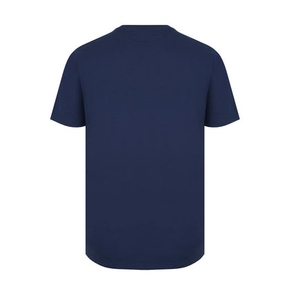 Blue - Side - Lonsdale Mens Geometric Logo T-Shirt