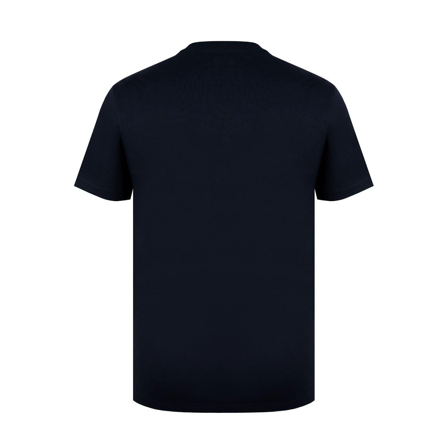 Black - Back - Lonsdale Mens Geometric Logo T-Shirt