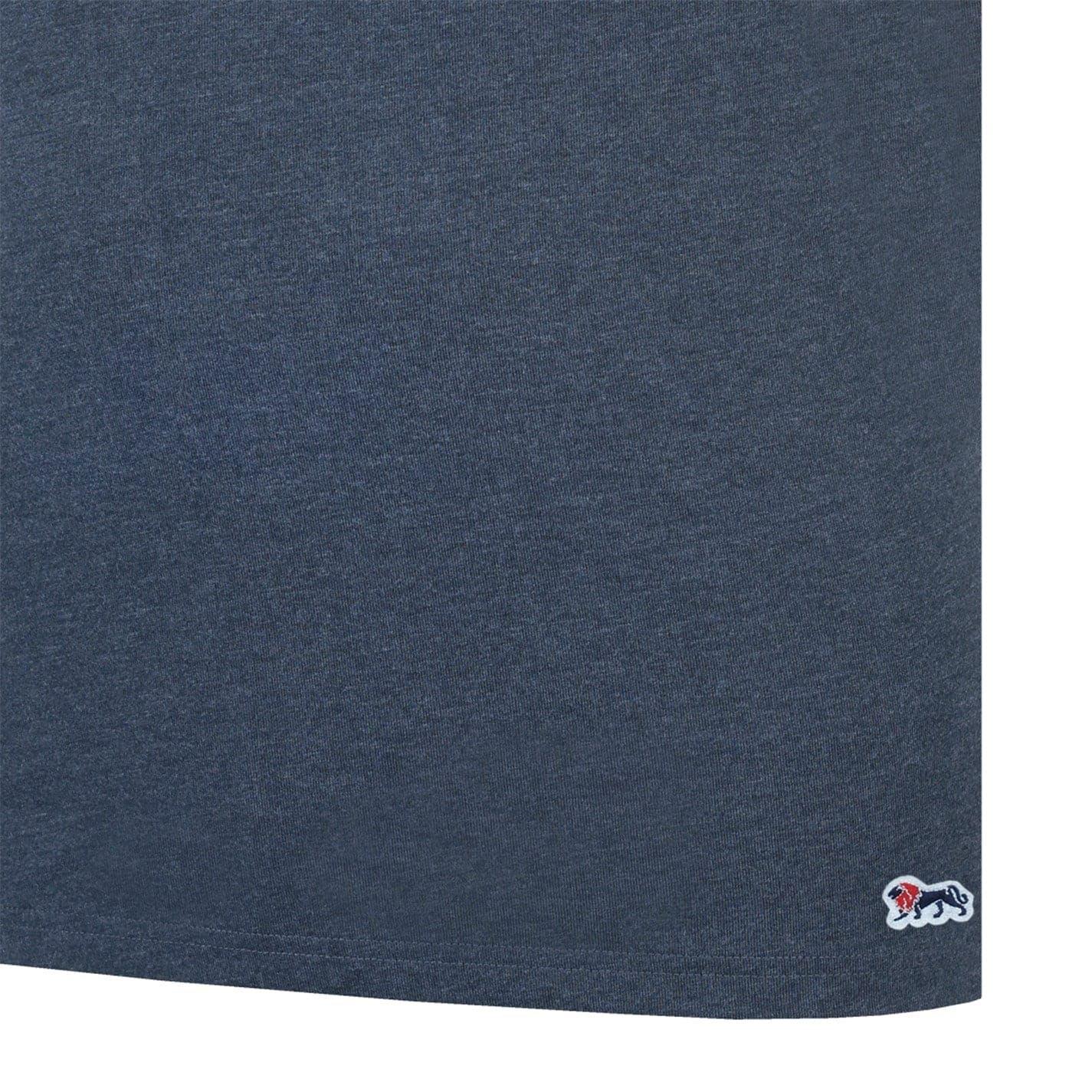 Charcoal - Pack Shot - Lonsdale Mens Geometric Logo T-Shirt