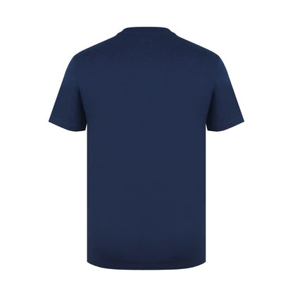Navy - Back - Lonsdale Mens Geometric Logo T-Shirt