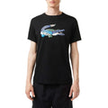 Black - Side - Lacoste Unisex Adult Cotton Jersey Sport T-Shirt