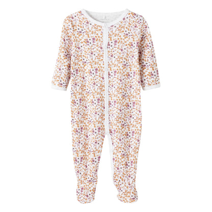 Rose - Side - Name It Baby Girls Long-Sleeved Sleepsuit (Pack of 2)