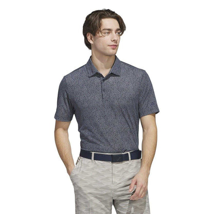 Navy - Back - Adidas Mens Ultimate Bunker Polo Shirt