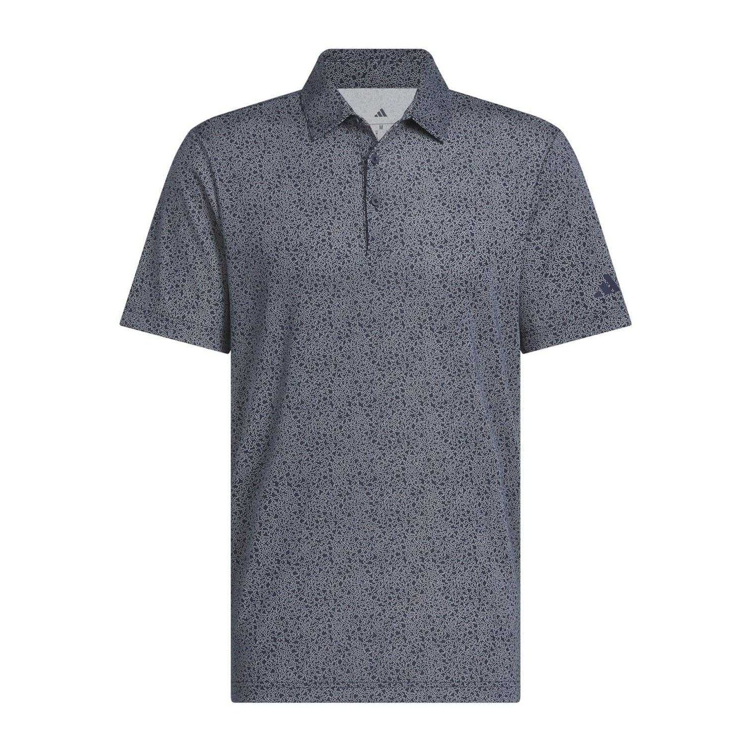 Navy - Front - Adidas Mens Ultimate Bunker Polo Shirt
