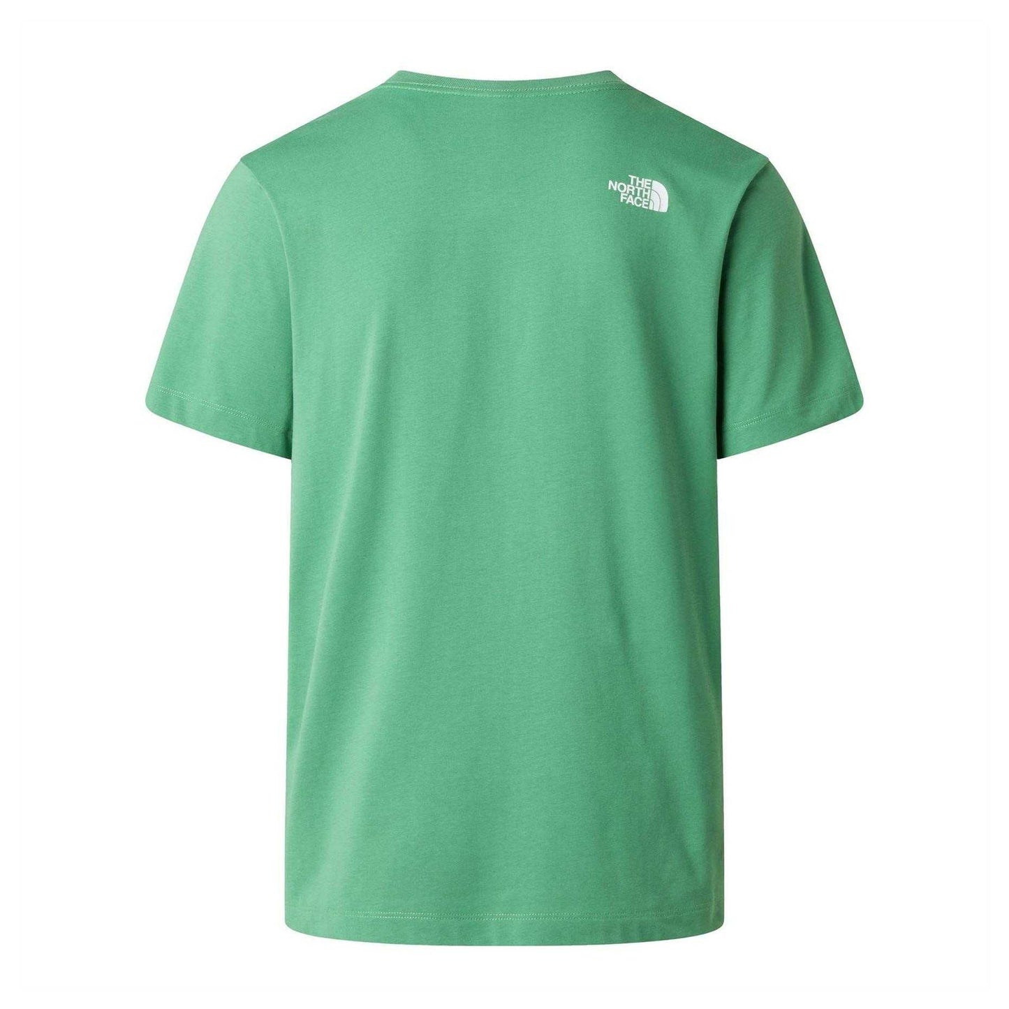 Algae Green - Back - The North Face Mens Fitted Short-Sleeved T-Shirt