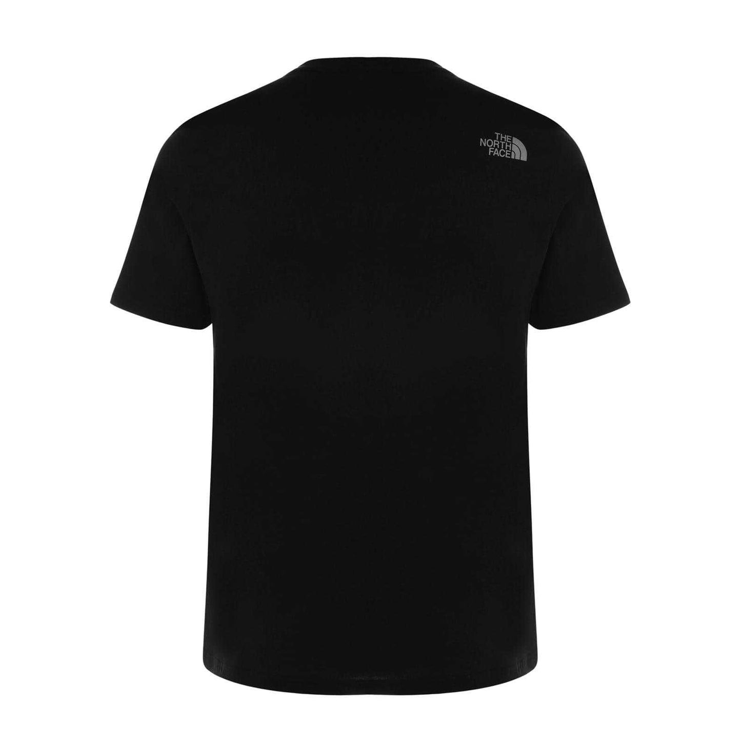 Black - Back - The North Face Mens Fitted Short-Sleeved T-Shirt