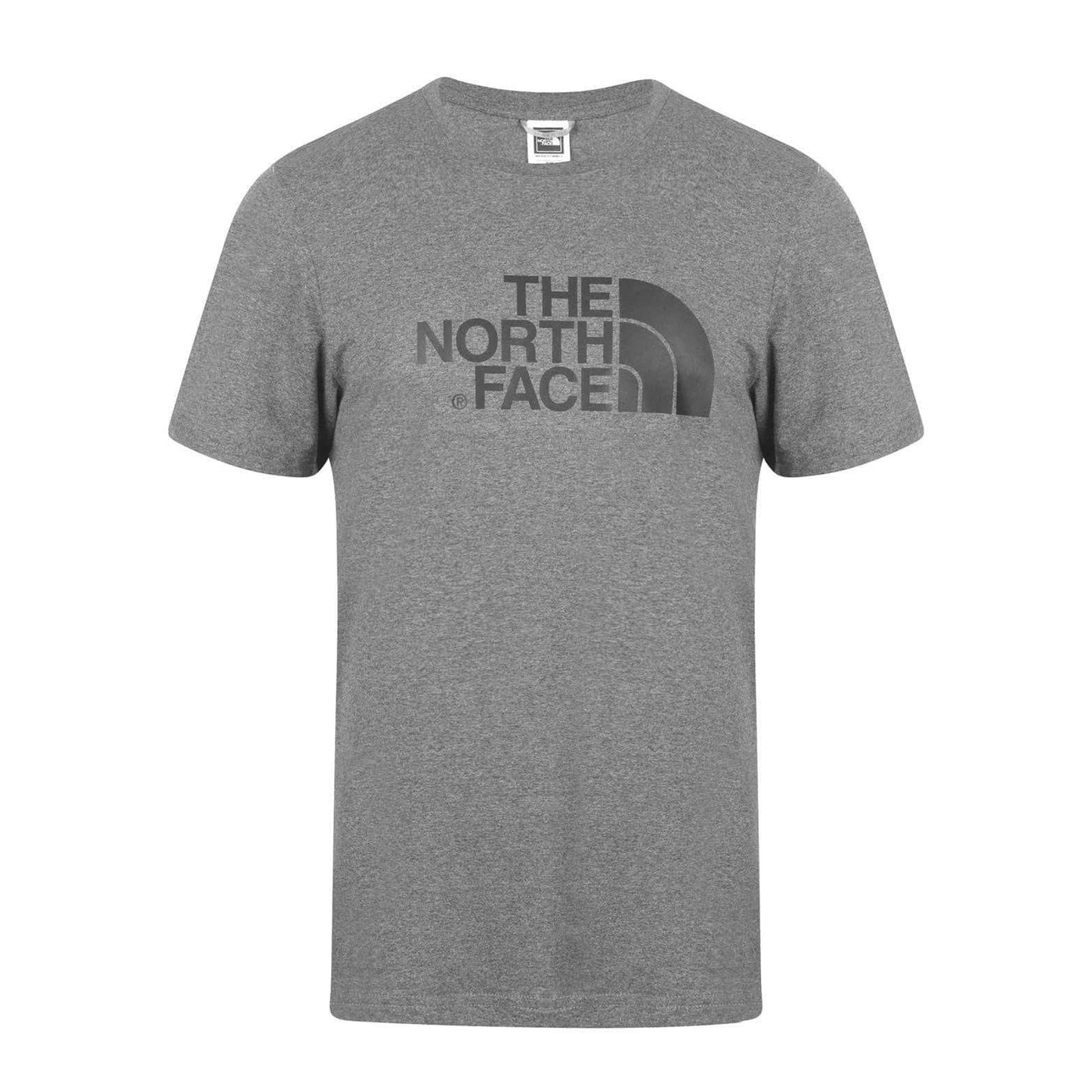 Grey Heather - Front - The North Face Mens Fitted Short-Sleeved T-Shirt