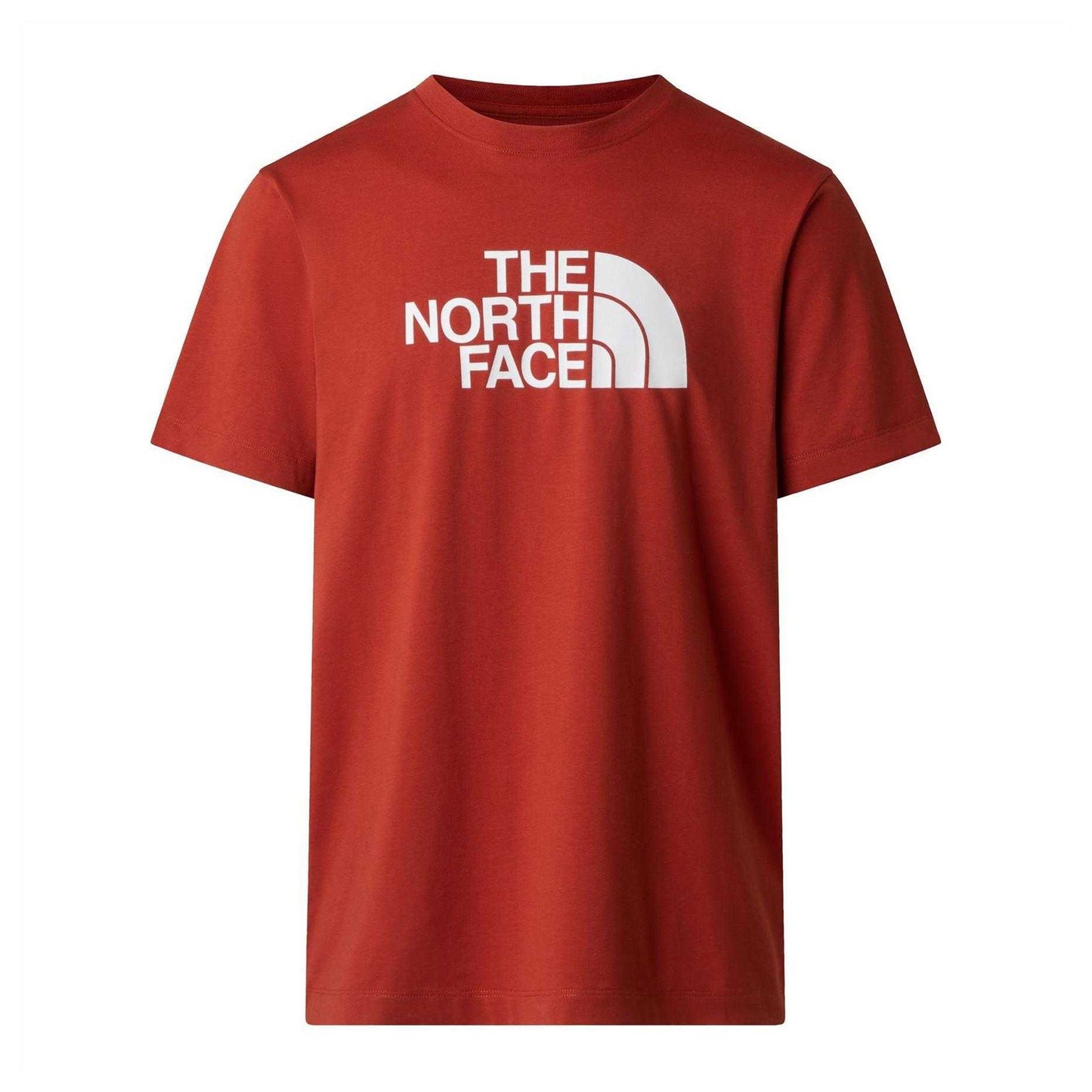 Iron Clay - Front - The North Face Mens Fitted Short-Sleeved T-Shirt