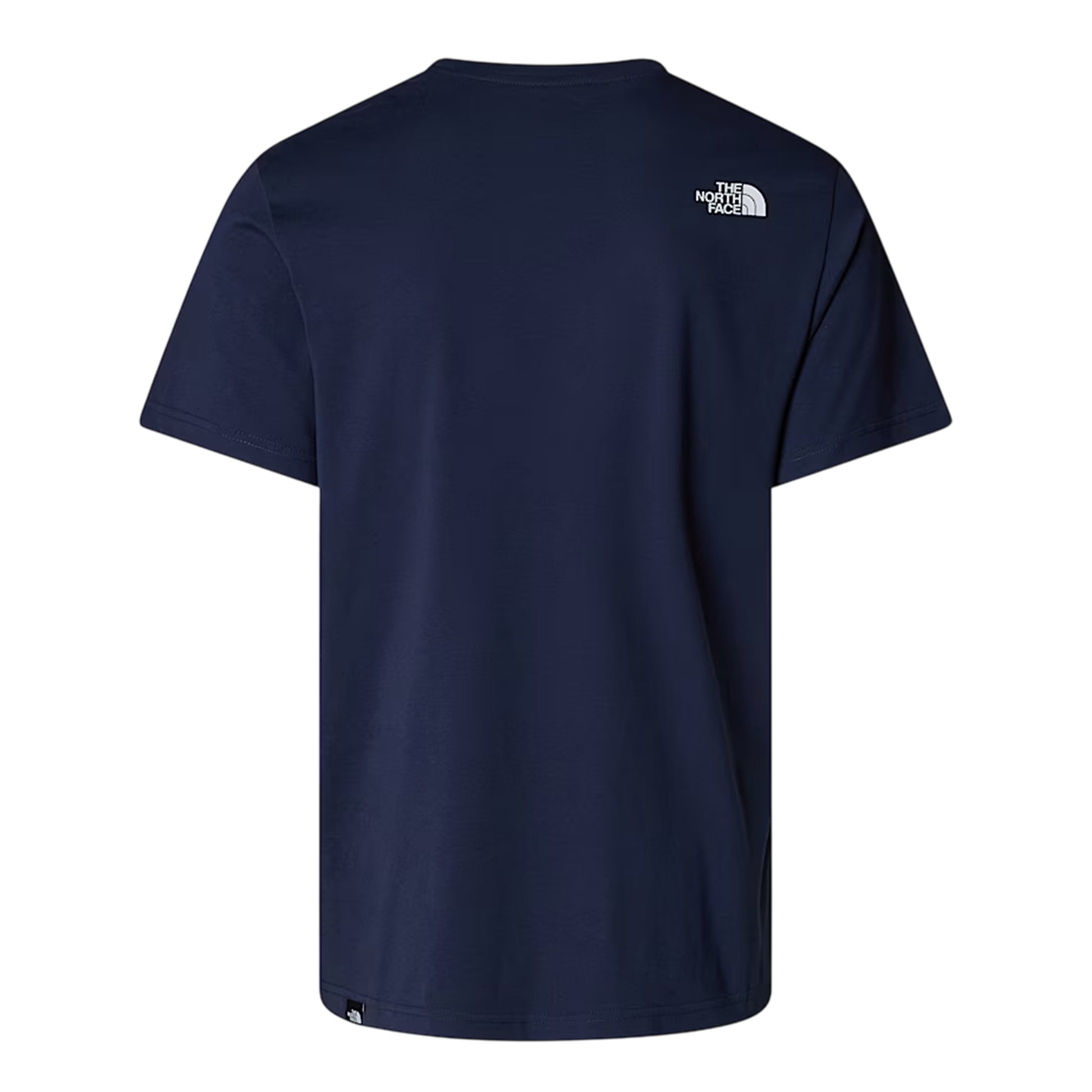 Navy - Back - The North Face Mens Fitted Short-Sleeved T-Shirt