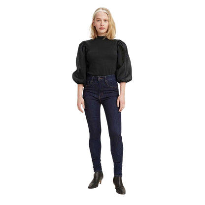 Denim - Side - Levis Womens-Ladies Mile High Cotton Blend Super Skinny Jeans