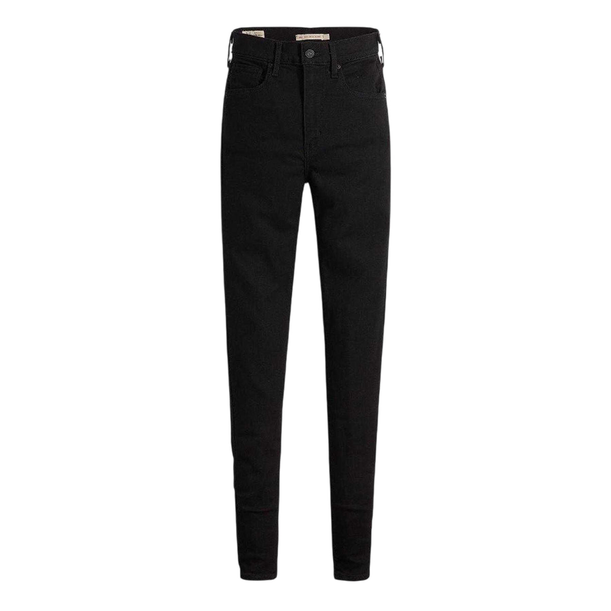 Black Celestial - Front - Levis Womens-Ladies Mile High Cotton Blend Super Skinny Jeans