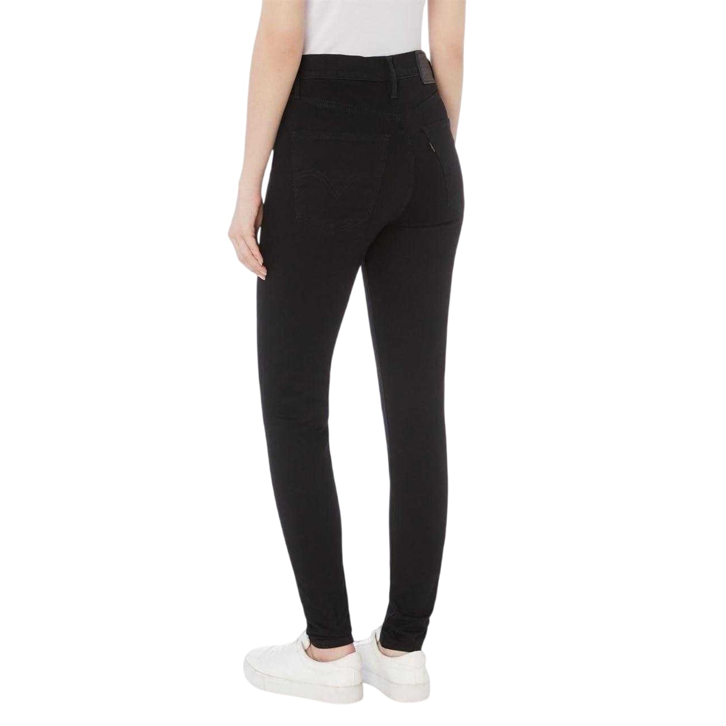 Celestial - Back - Levis Womens-Ladies Mile High Cotton Blend Super Skinny Jeans