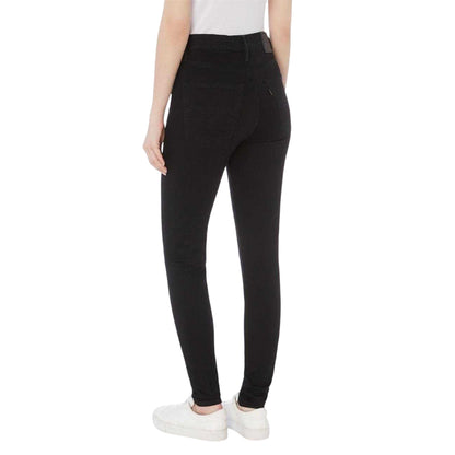 Celestial - Back - Levis Womens-Ladies Mile High Cotton Blend Super Skinny Jeans