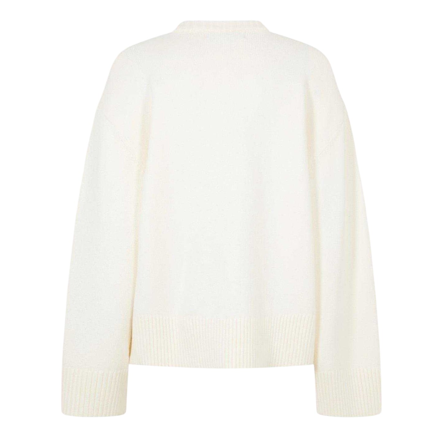 Vintage White - Back - Jack Wills Womens-Ladies Arched Logo Oversized Jumper