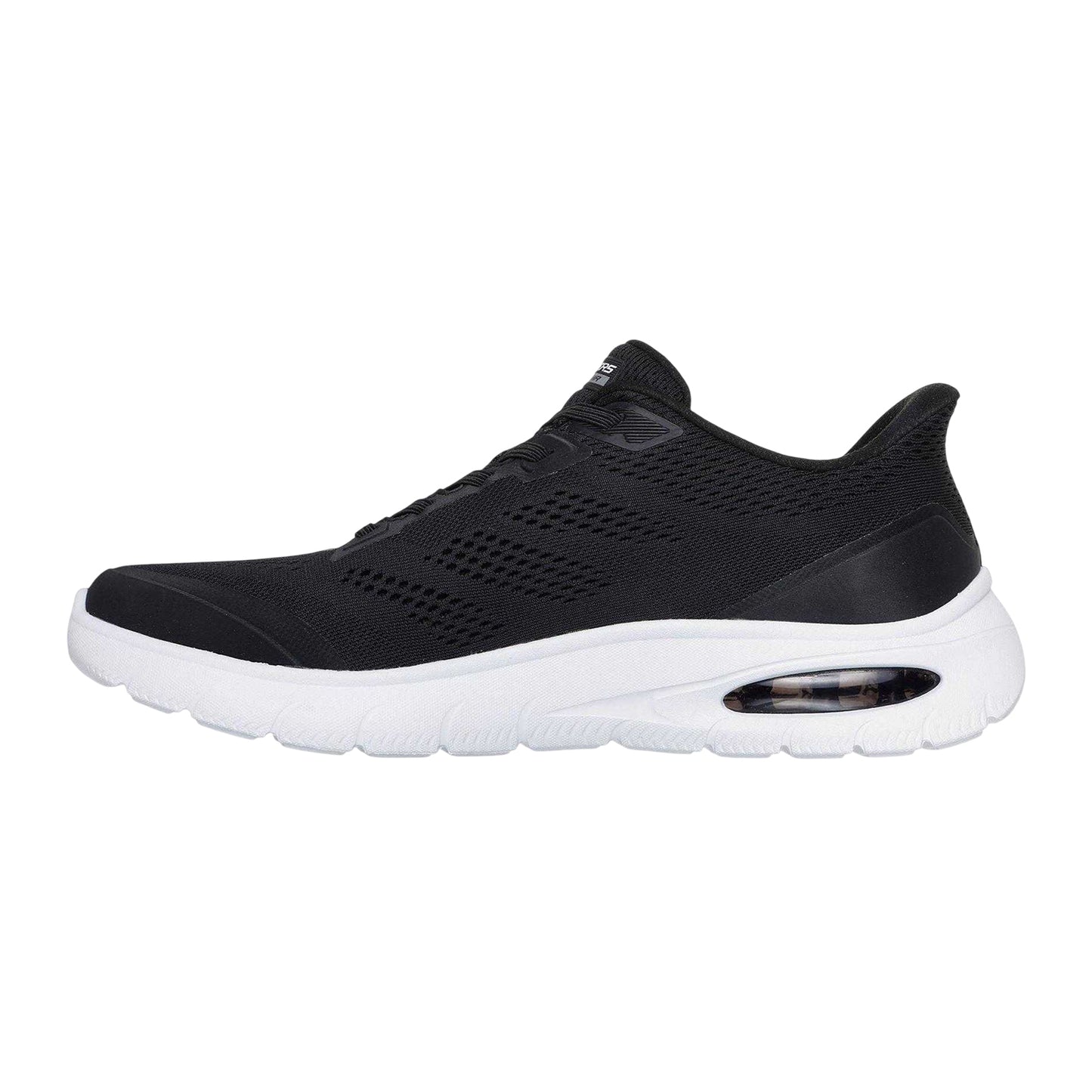 Black - Back - Skechers Mens Slipair Sum Trainers