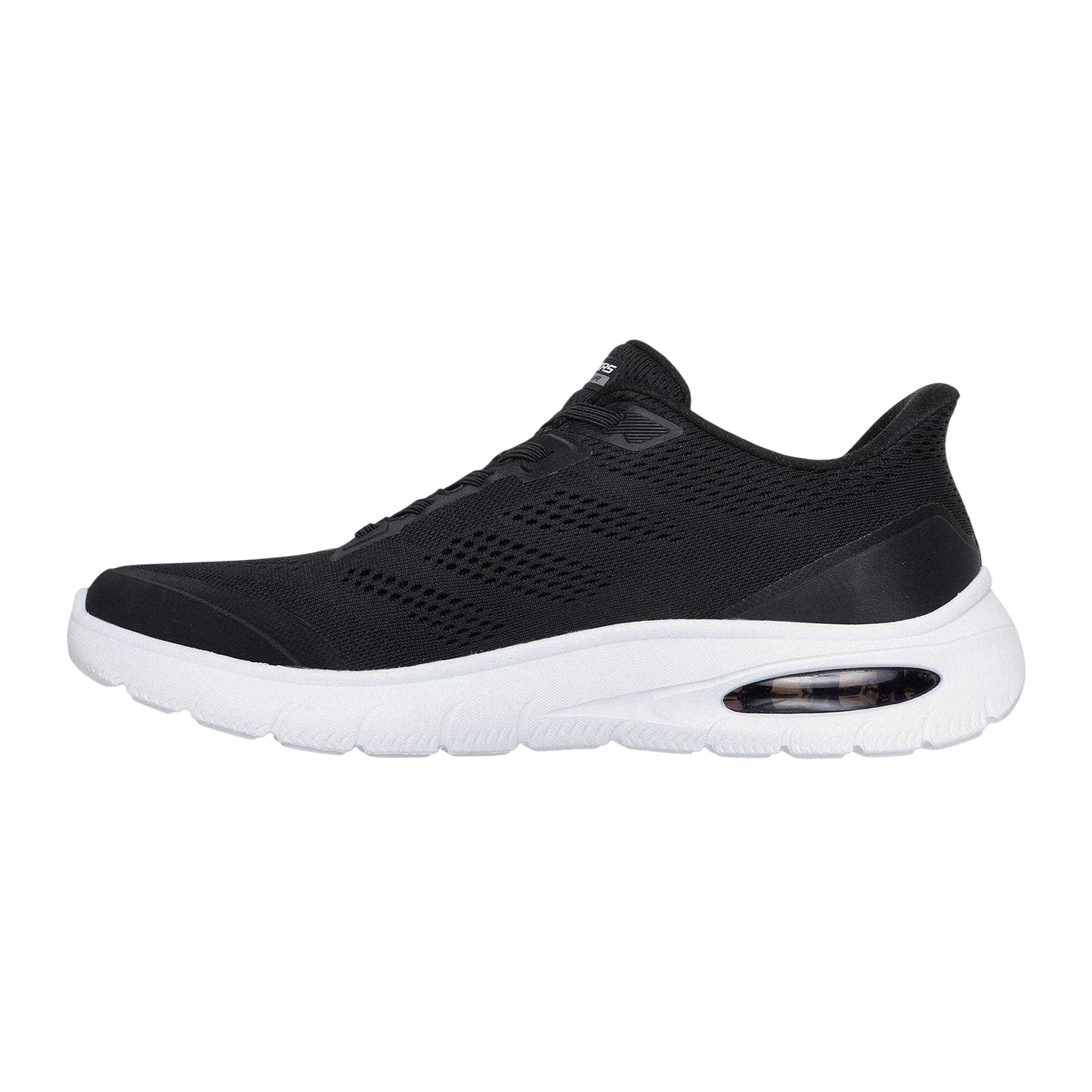 Black - Back - Skechers Mens Slipair Sum Trainers