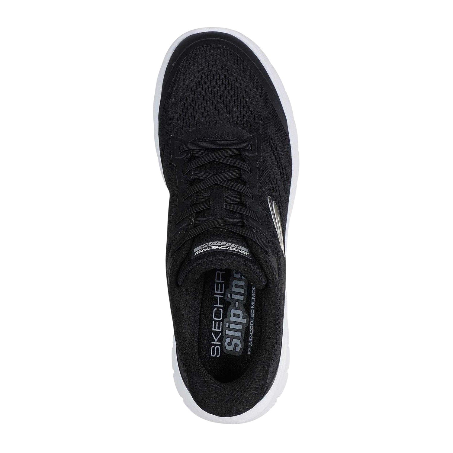 Black - Lifestyle - Skechers Mens Slipair Sum Trainers