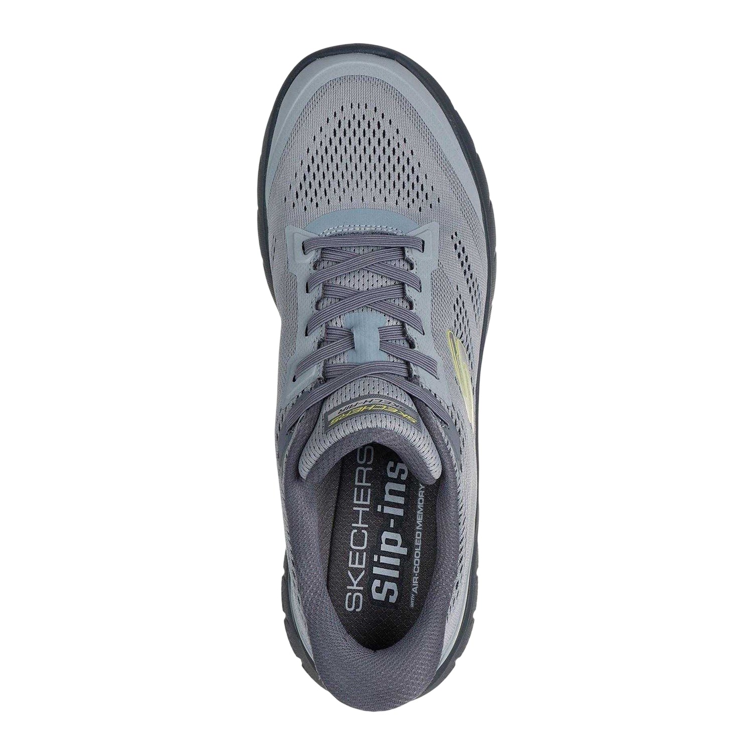 Grey - Lifestyle - Skechers Mens Slipair Sum Trainers