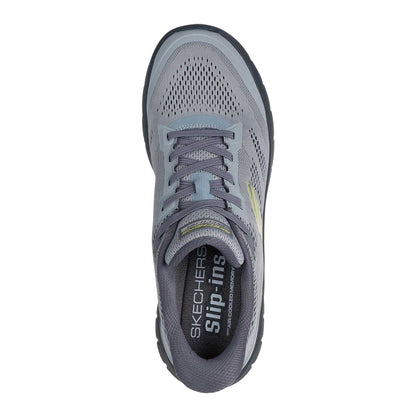 Grey - Lifestyle - Skechers Mens Slipair Sum Trainers