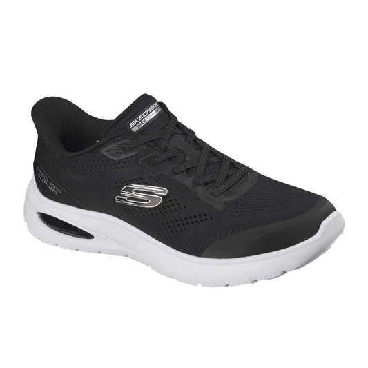Black - Front - Skechers Mens Slipair Sum Trainers