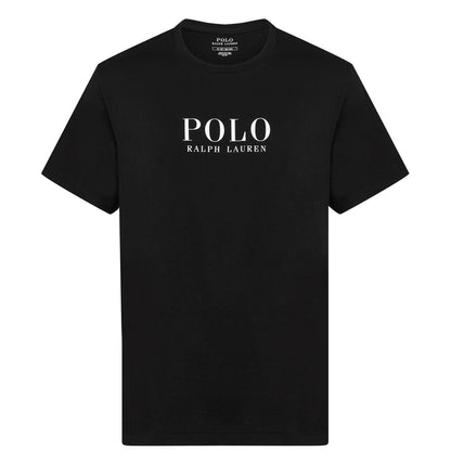 Black - Pack Shot - Ralph Lauren Mens Polo Logo T-Shirt