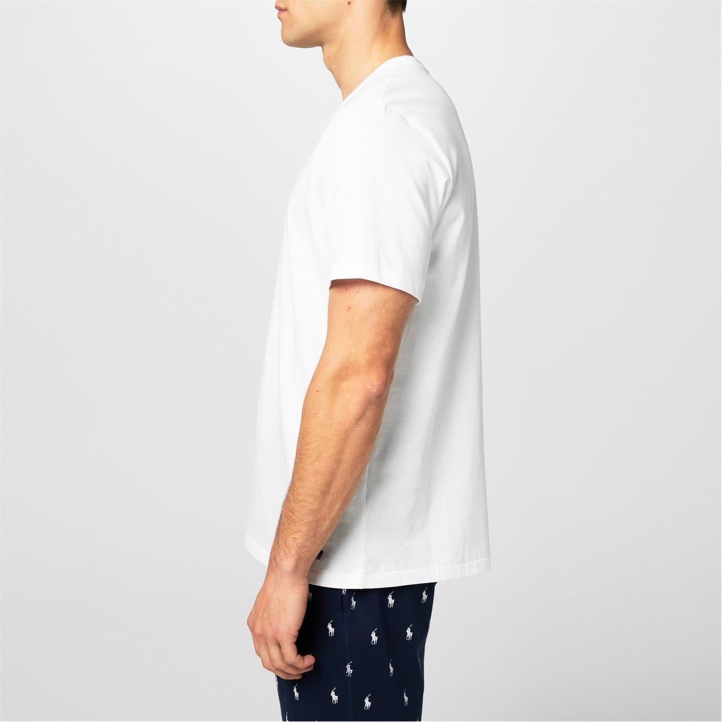 White - Back - Ralph Lauren Mens Polo Logo T-Shirt