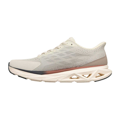 Natural - Back - Skechers Mens Glide step Vortex Trainers