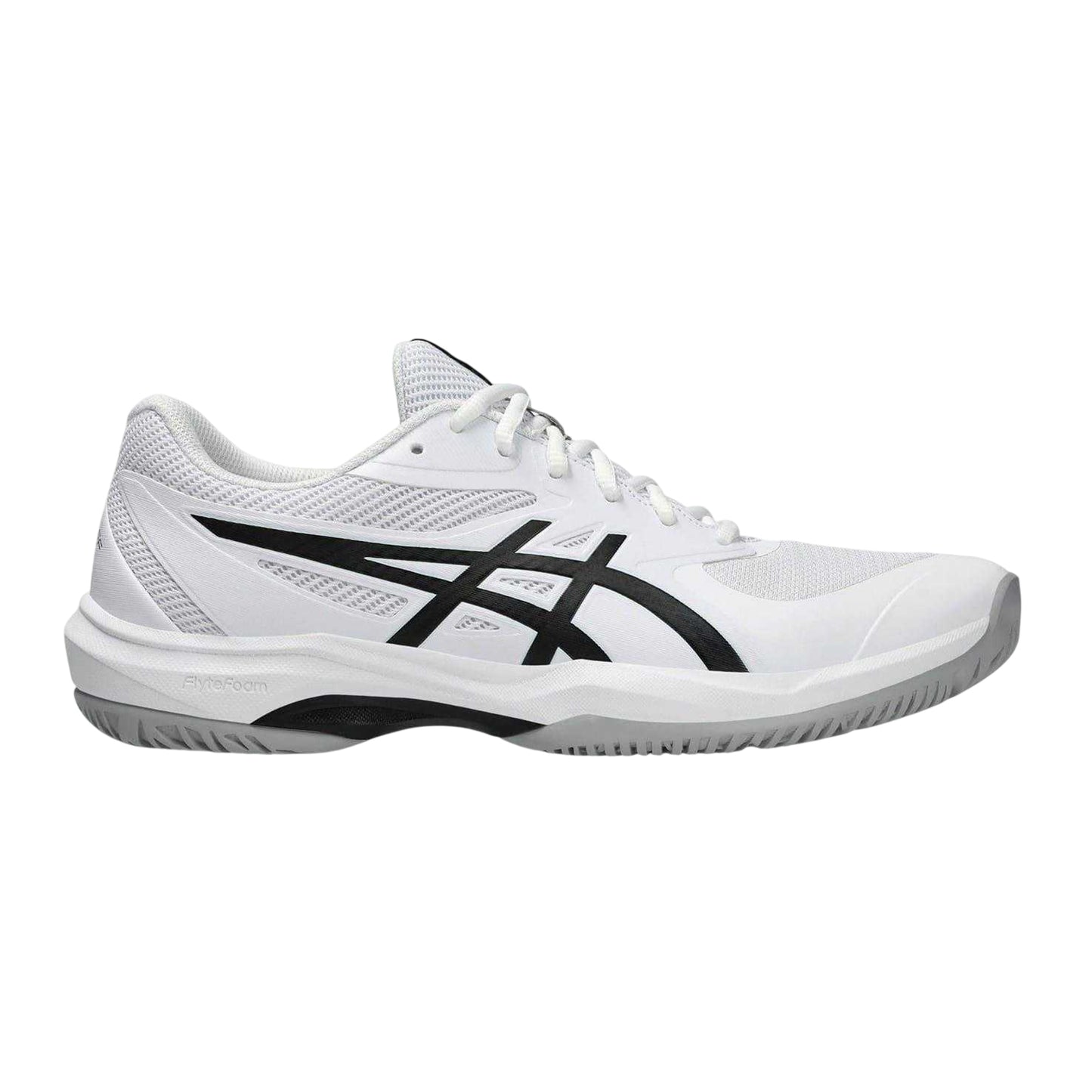 White-Black - Front - Asics Mens Game FF Tennis Shoes