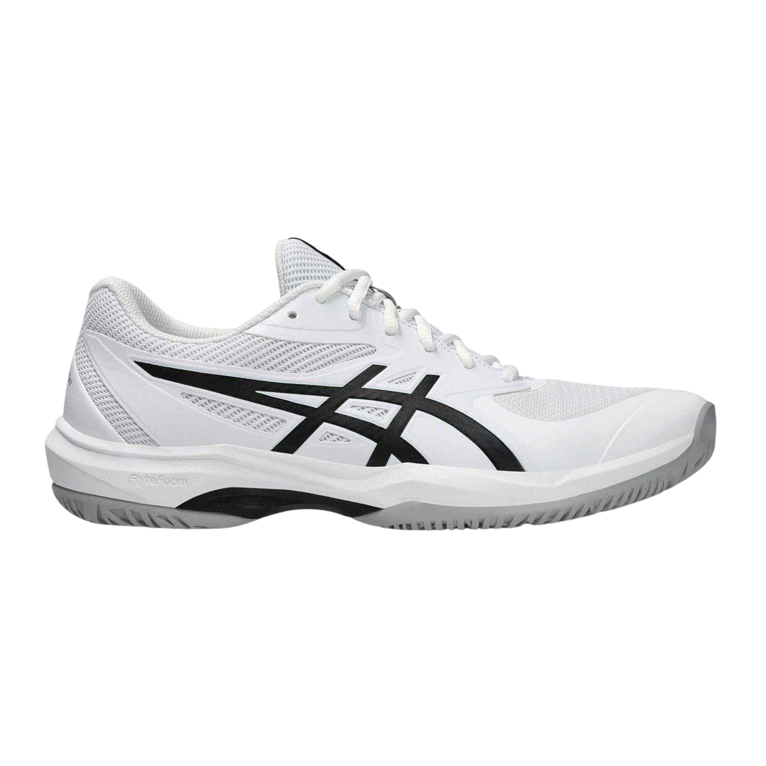 White-Black - Front - Asics Mens Game FF Tennis Shoes