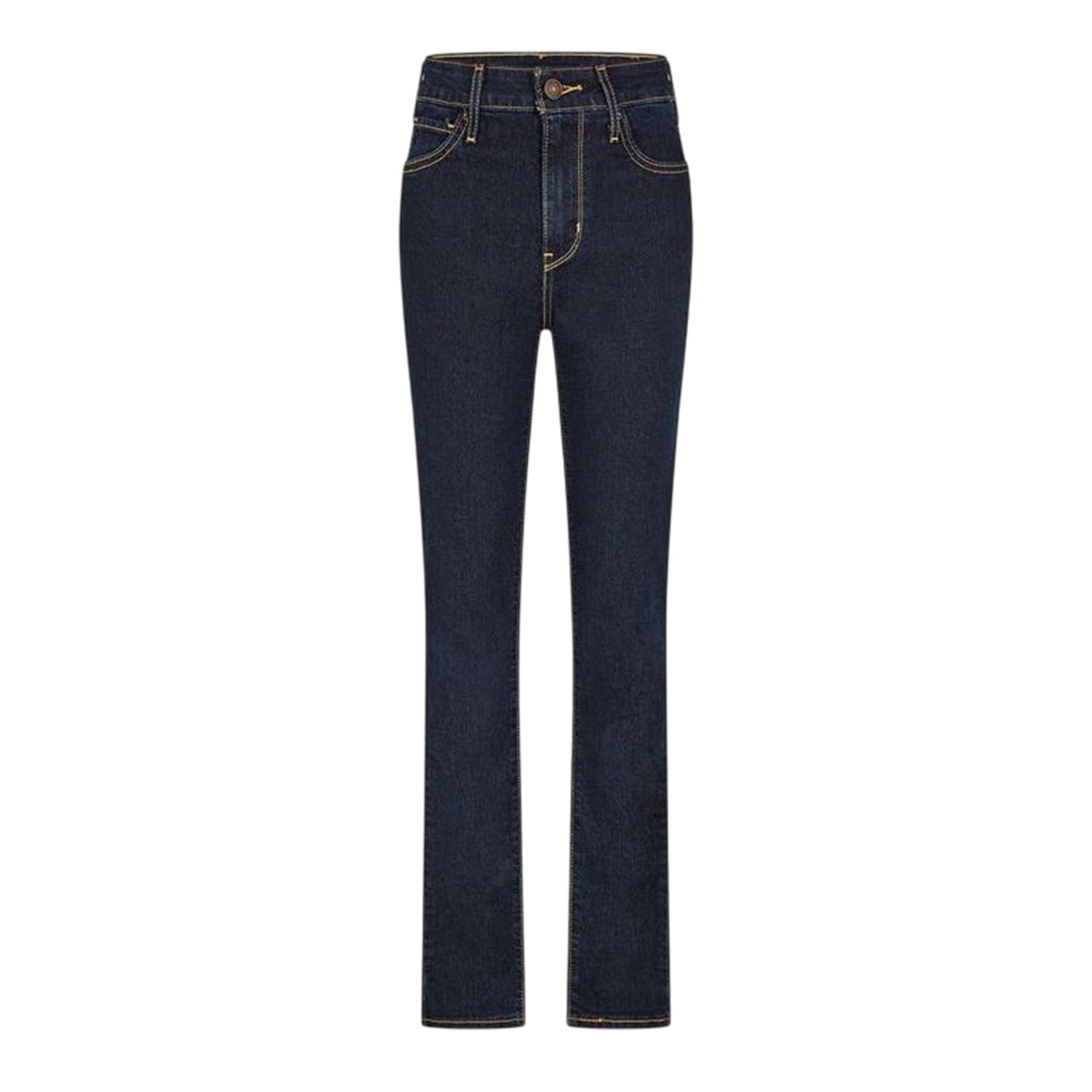 Dark Blue - Front - Levis Womens-Ladies 721 Denim Skinny Jeans