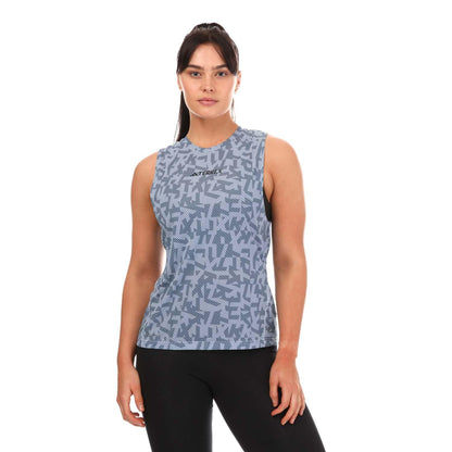 Blue - Front - Adidas Womens-Ladies Terrex Agravic Tank Top