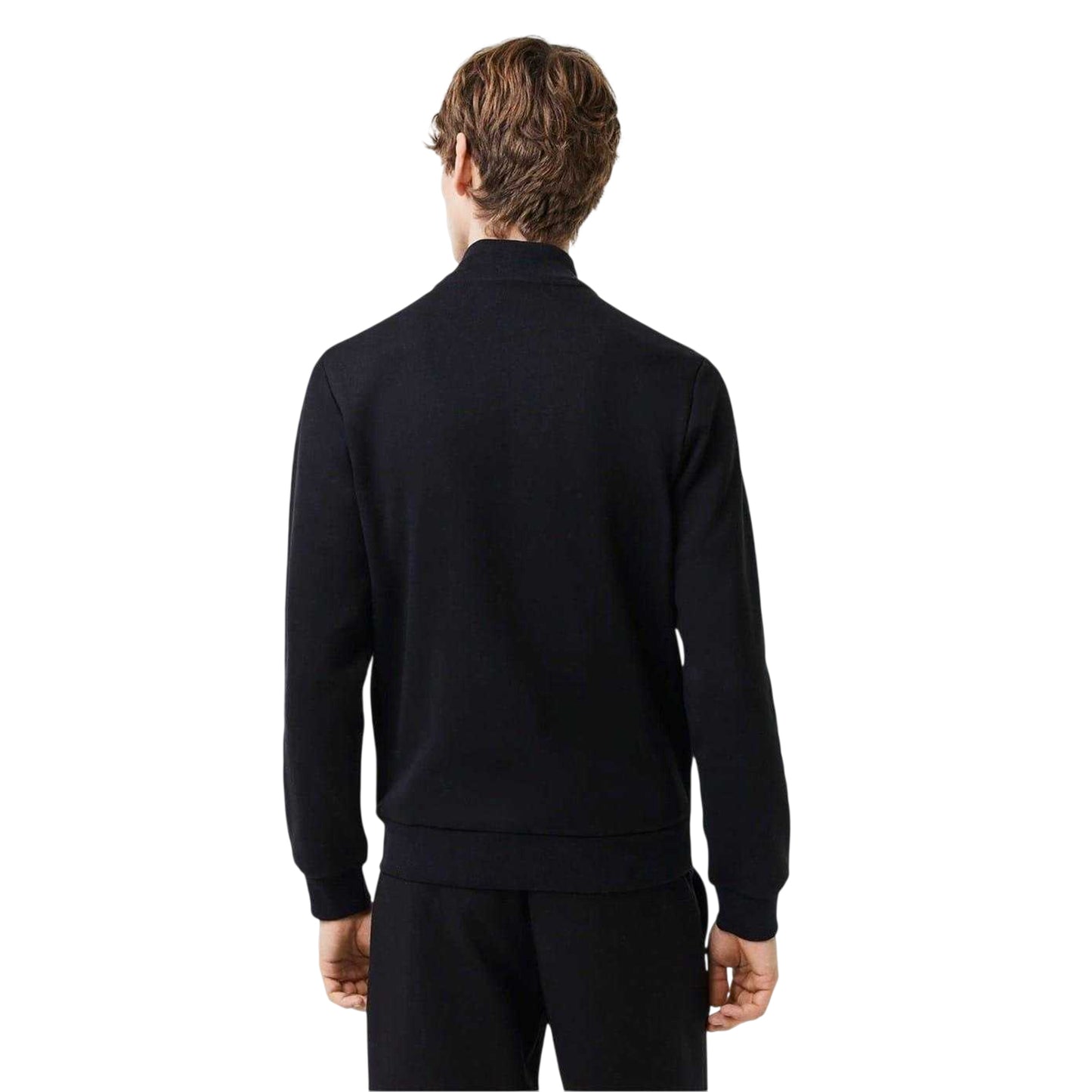 Black - Back - Lacoste Mens Full Zip Sweatshirt