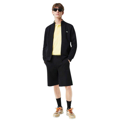 Black - Side - Lacoste Mens Full Zip Sweatshirt