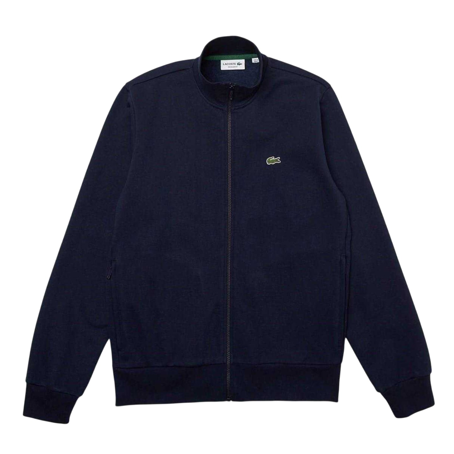 Navy - Front - Lacoste Mens Full Zip Sweatshirt