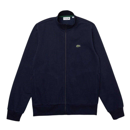 Navy - Front - Lacoste Mens Full Zip Sweatshirt