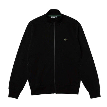 Black - Front - Lacoste Mens Full Zip Sweatshirt
