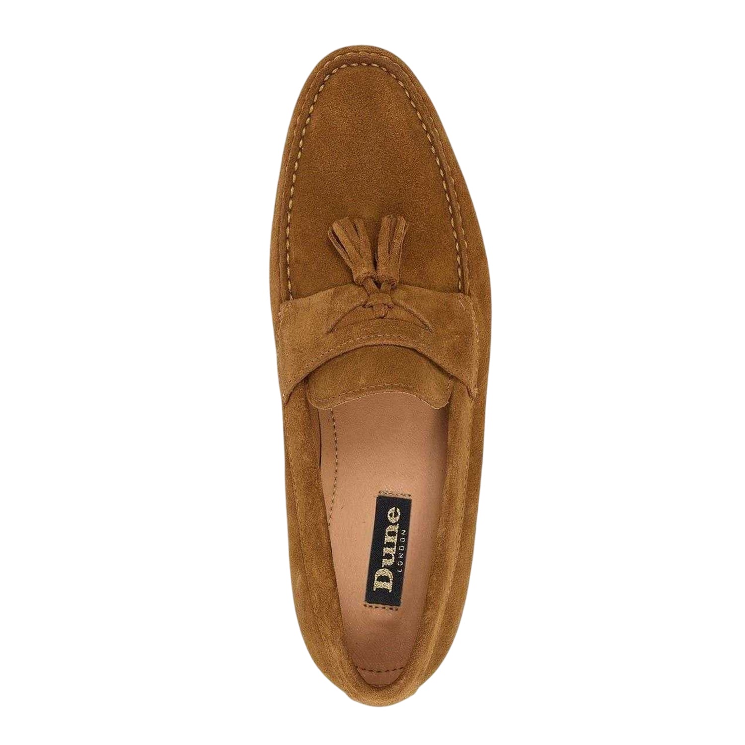 Tan - Lifestyle - Dune London Mens Bart Suede Loafers