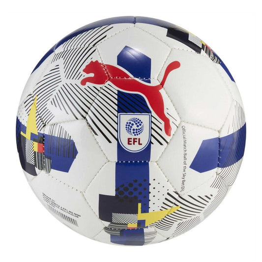 White-Blue - Front - Puma Orbita EFL Mini Football