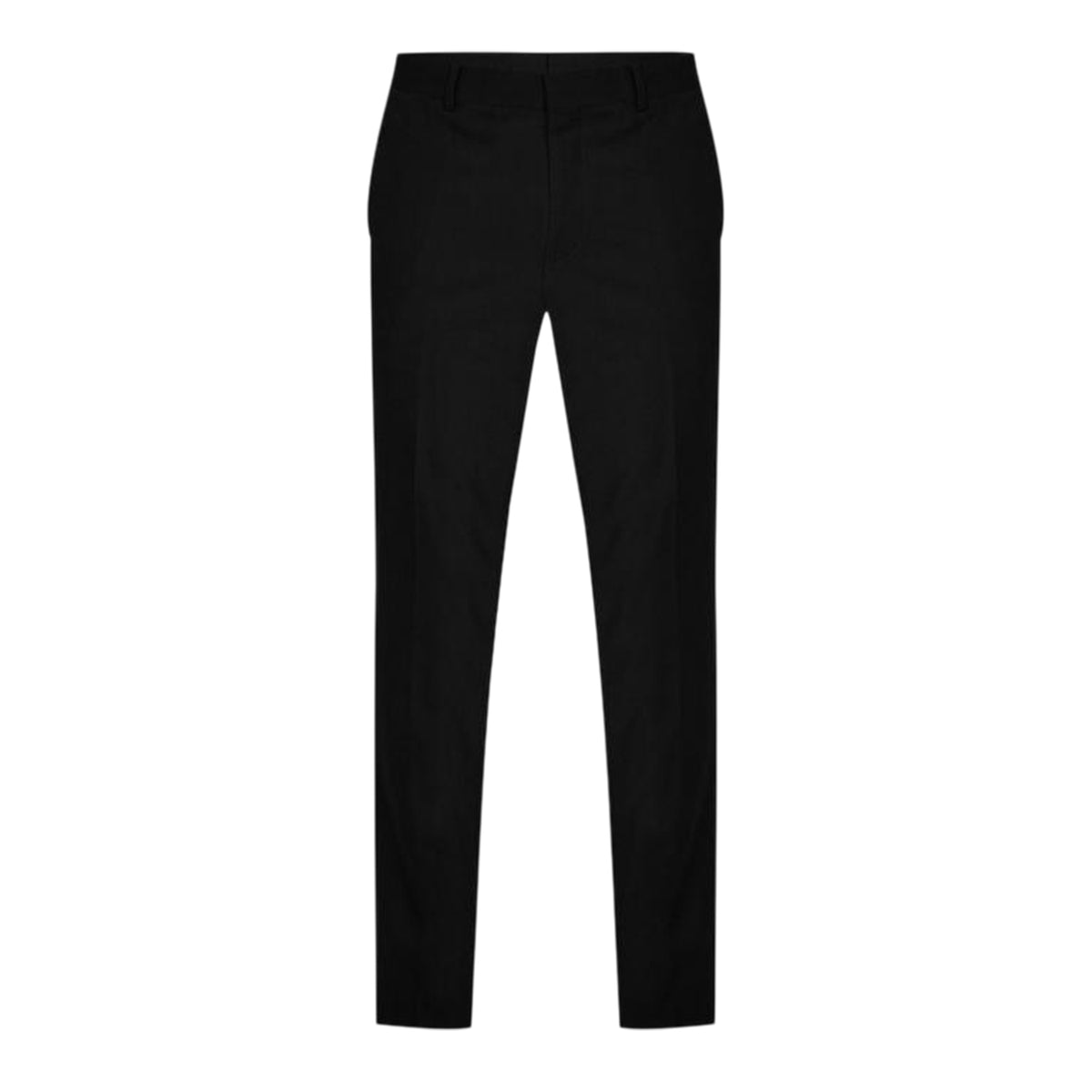 Black - Front - Hugo Mens Getlin Flex Pleated Slim Formal Trousers