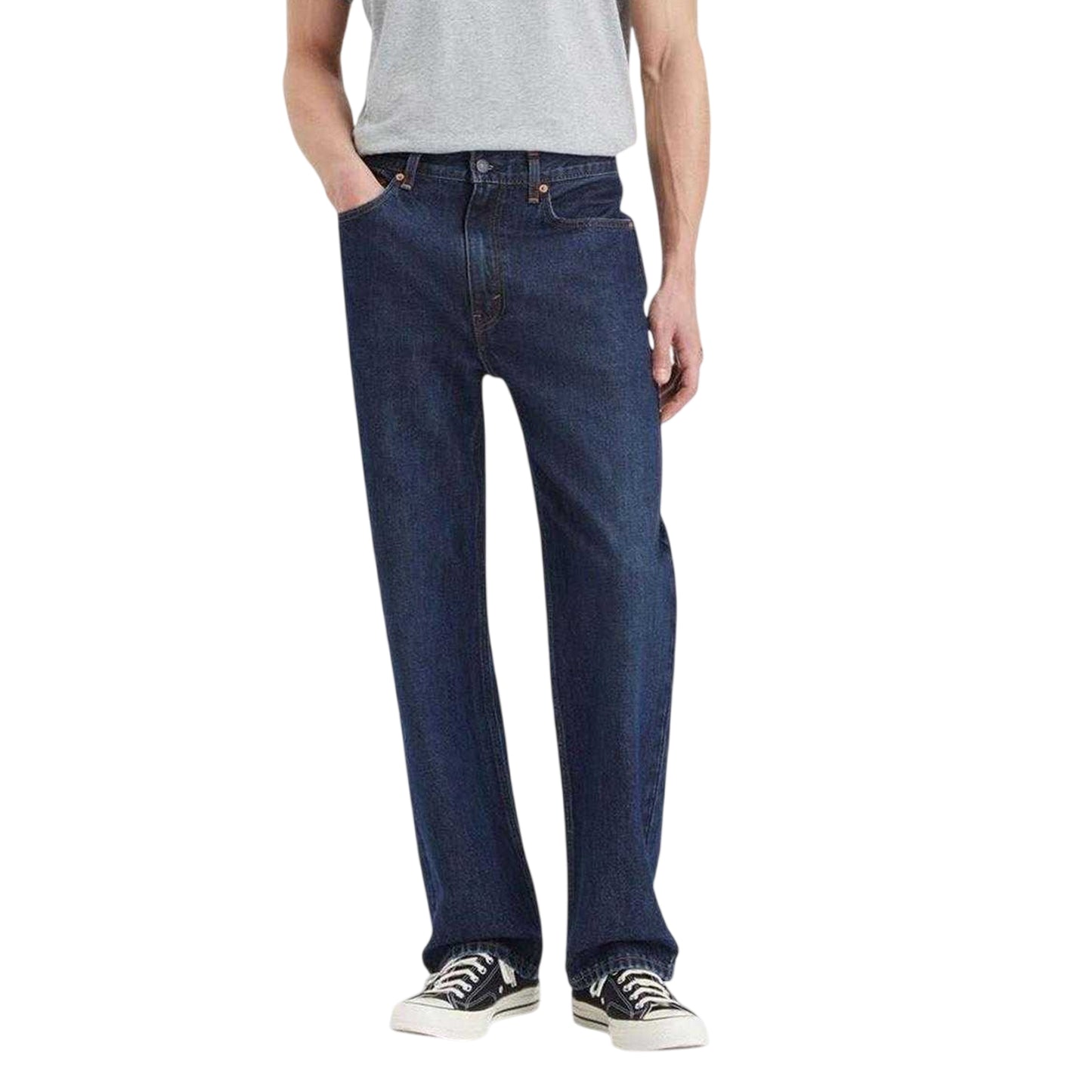 Blue - Side - Levis Mens Next One Straight Jeans